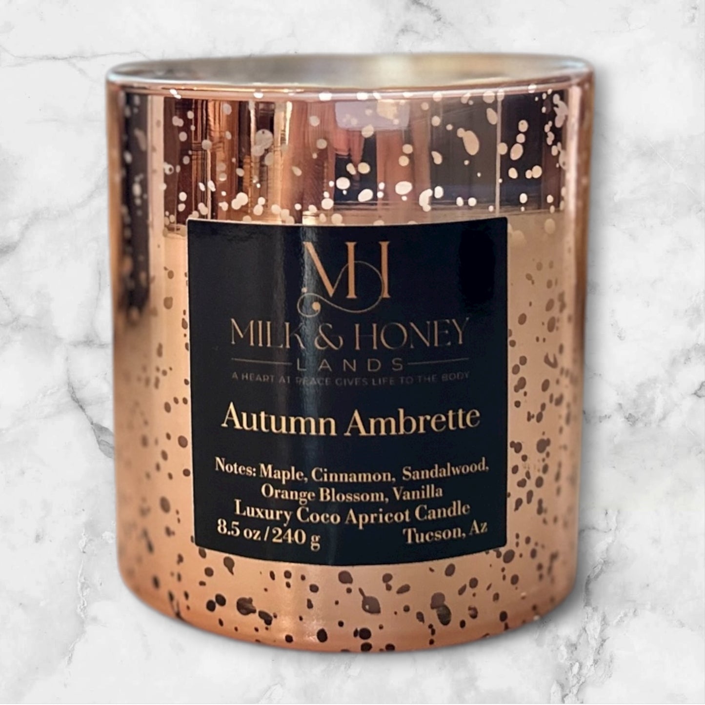 Autumn Ambrette Luxury Candle