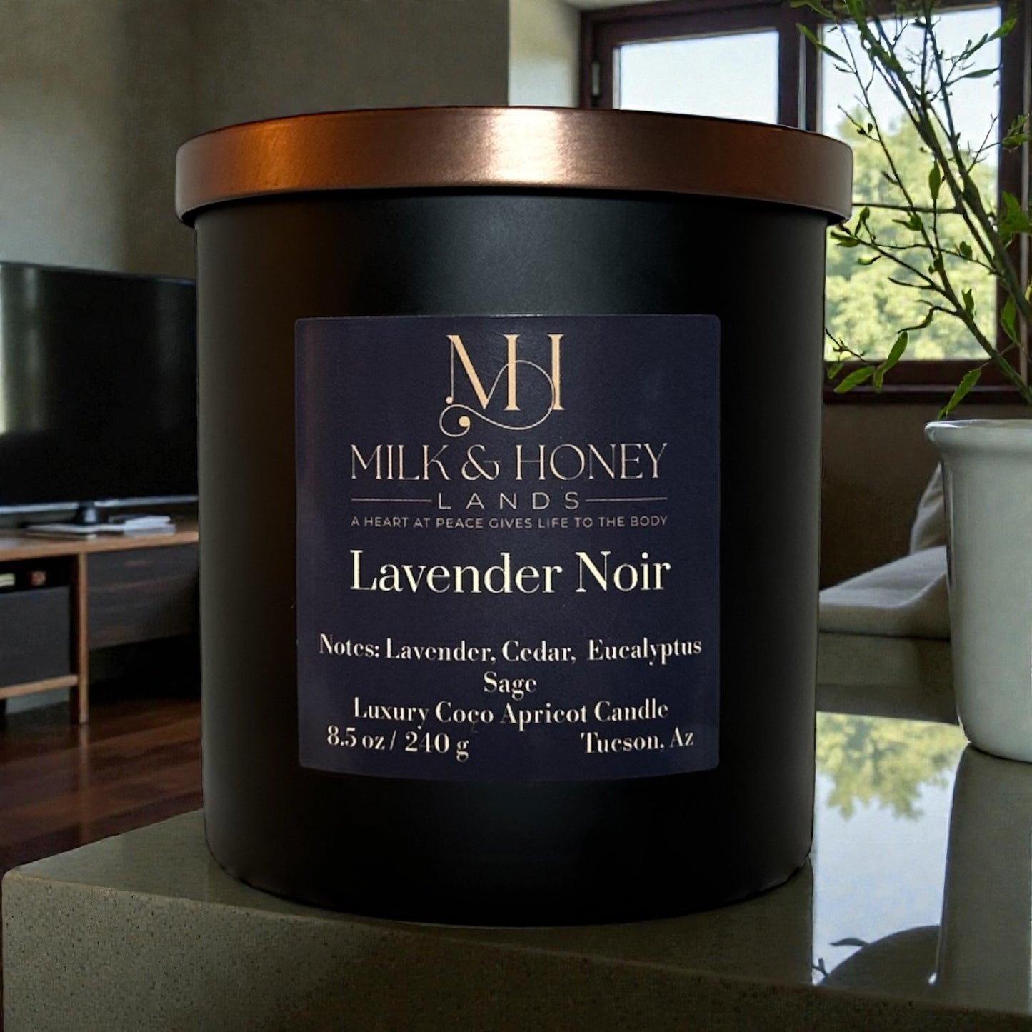 Lavender Noir Luxury 8.5 oz Candle