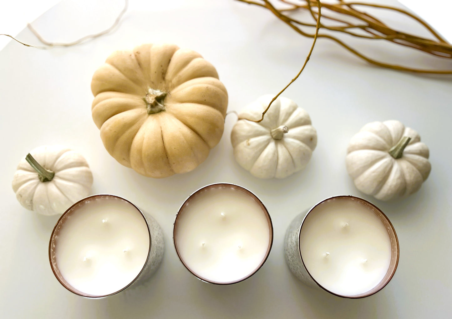 Cashmere Pumpkin Luxury Candle | Copper Vessel | 16.5oz Triple-Wick