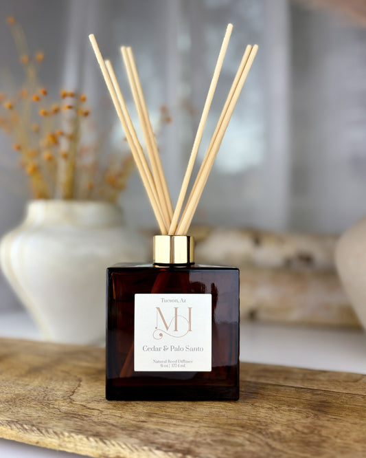 Cedar & Palo Santo | Natural Reed Diffuser
