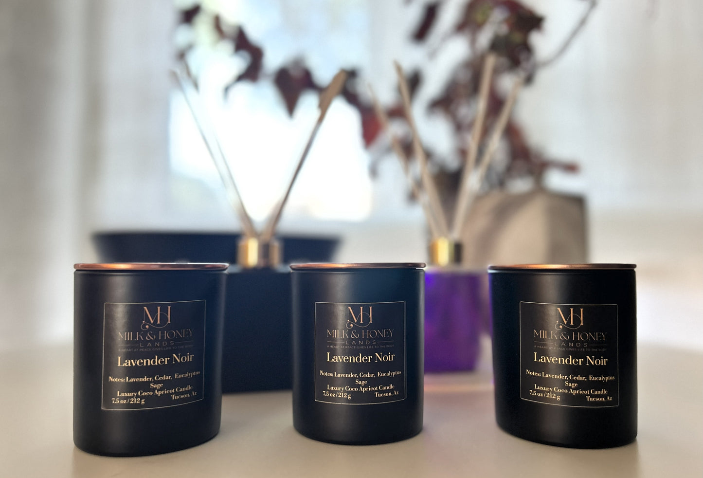 Lavender Noir Luxury 7.5 oz Candle