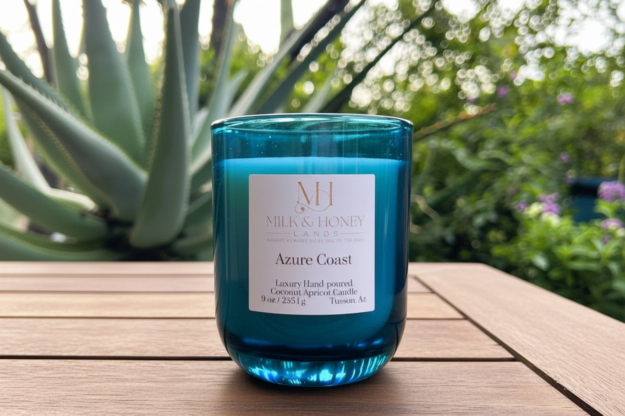 Azure Coast | Euphoric Aromatherapy | 10 oz Clean-Burning Candle