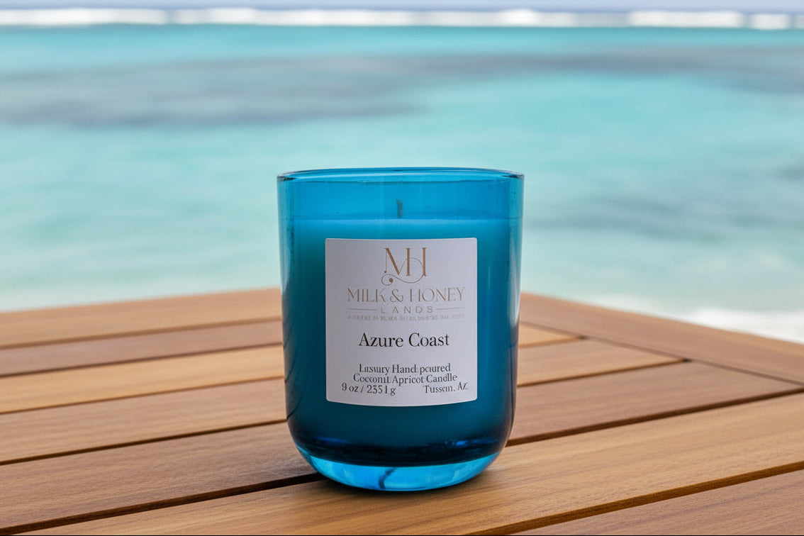 Azure Coast | Euphoric Aromatherapy | 10 oz Clean-Burning Candle