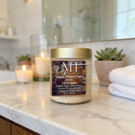 Organic Whipped Sugar Scrub 10oz