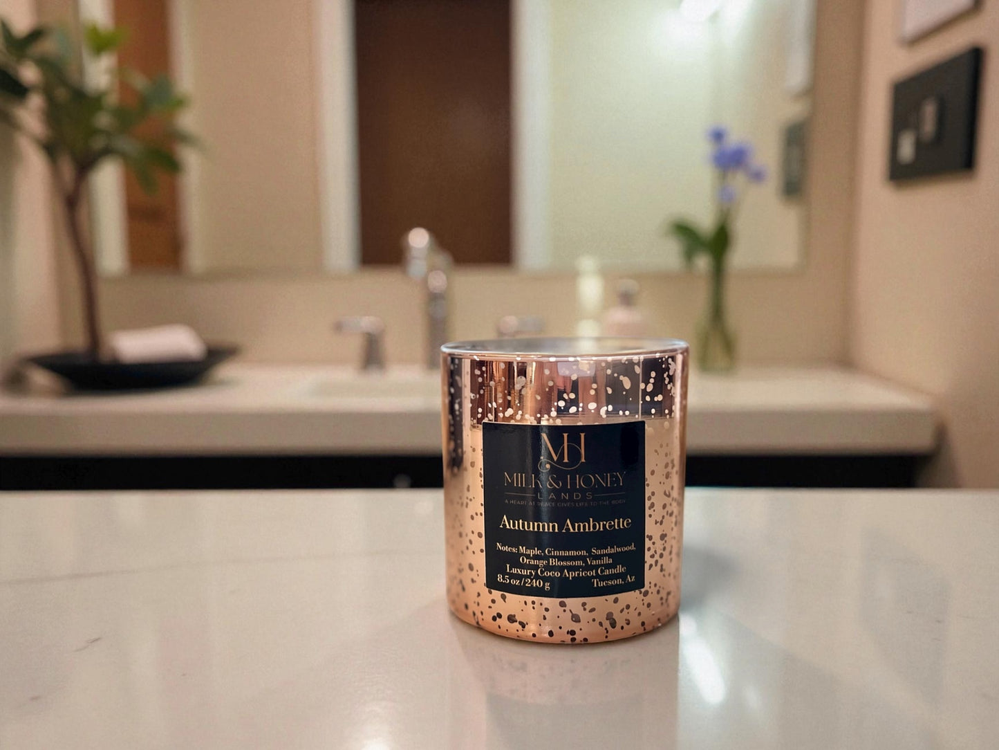 Autumn Ambrette Luxury Candle