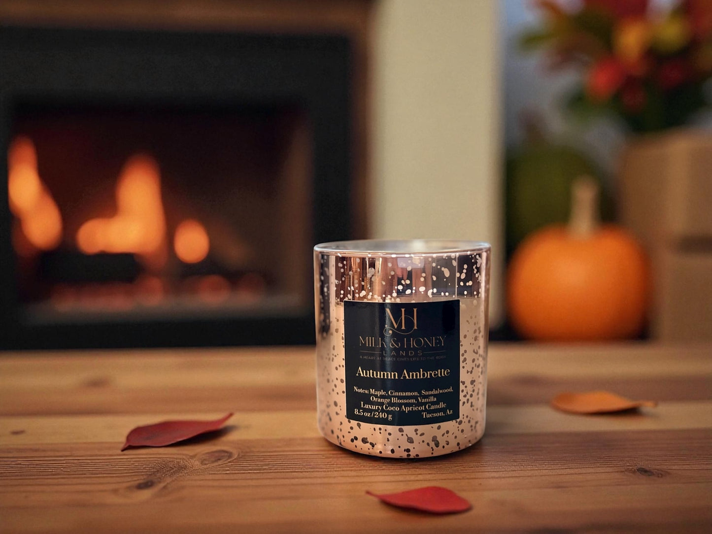 Autumn Ambrette Luxury Candle