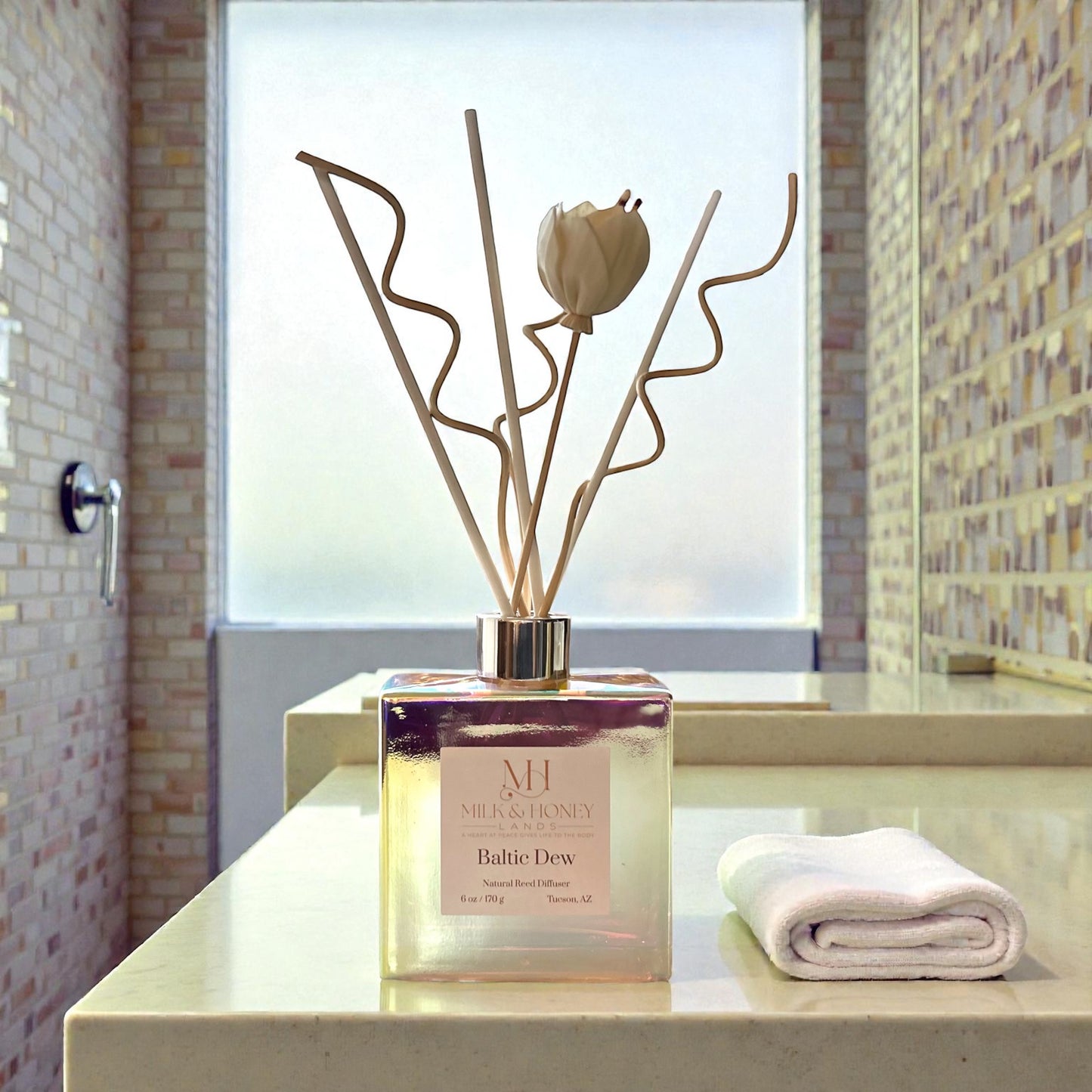 Baltic Dew All-Natural Reed Diffuser | Invigorating Aromatherapy