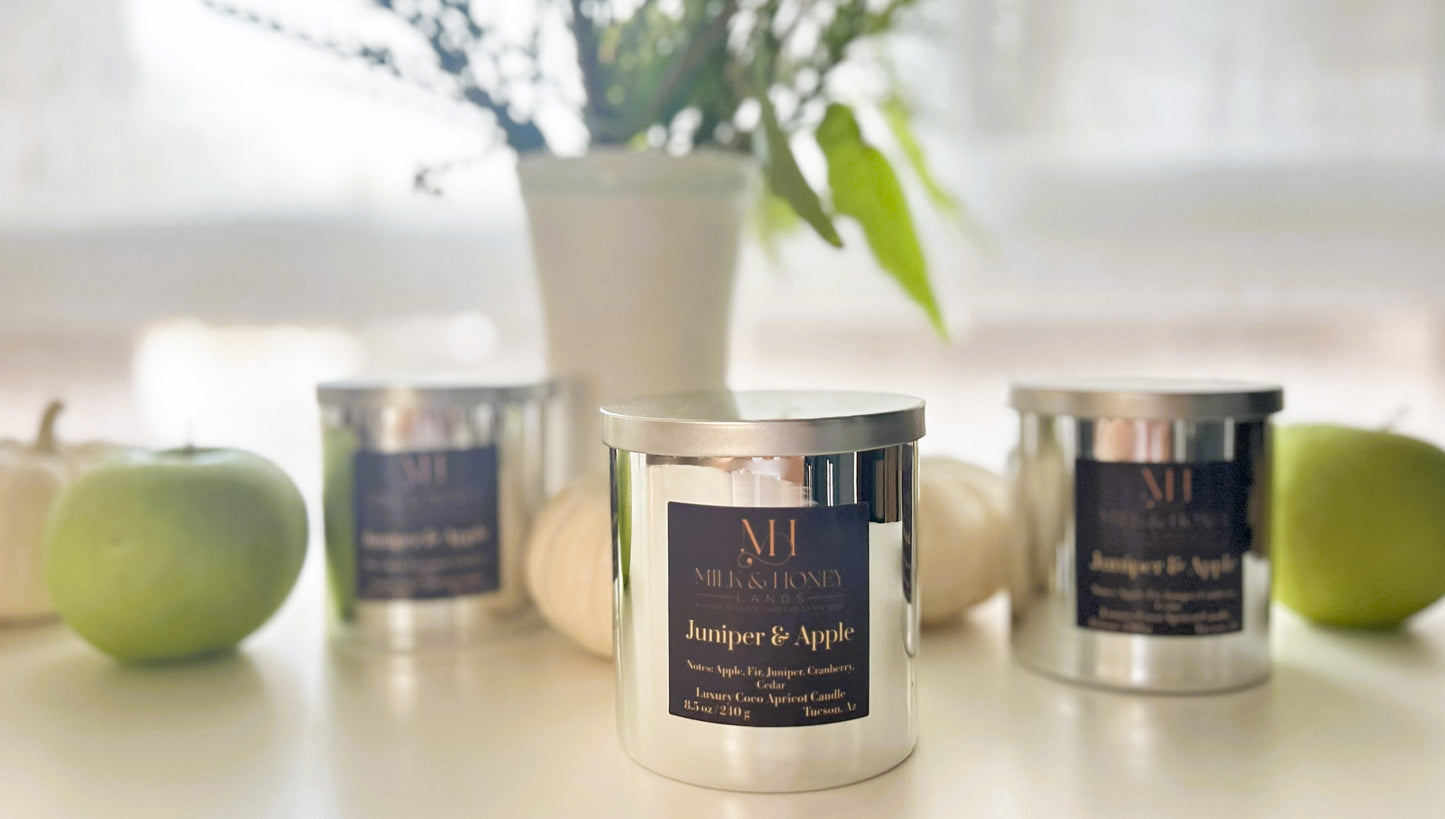 Juniper & Apple Luxury Multi-wick Candle
