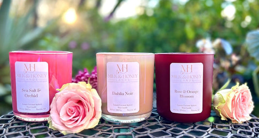 Signature Bloom Trio Gift Set | 3 Luxury Floral Candles 13.5oz
