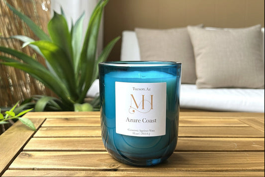 Azure Coast | Euphoric Aromatherapy | 10 oz Clean-Burning Candle