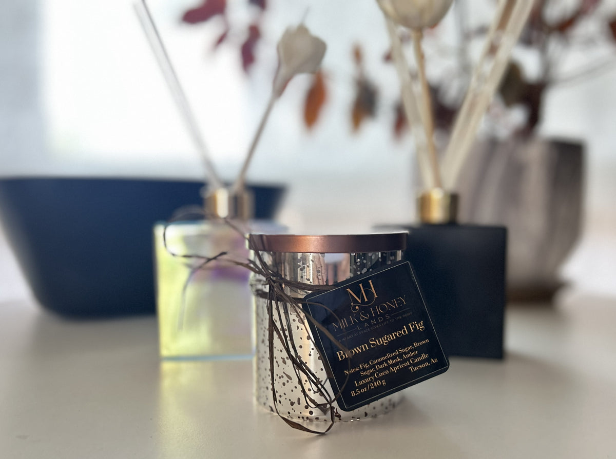 Brown Sugared Fig 8.5oz Luxury Candle