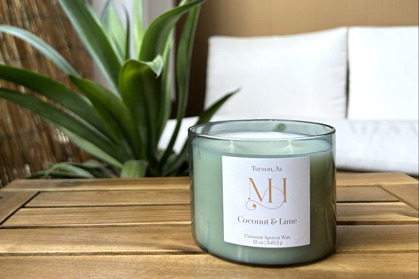 Coconut & Lime | Tropical Aromatherapy | 12 oz Double-Wick Candle