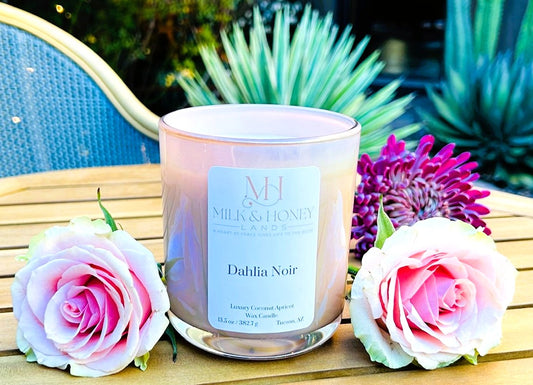 Dahlia Noir Wood-Wick Candle 13.5oz | Limited Edition Luxury