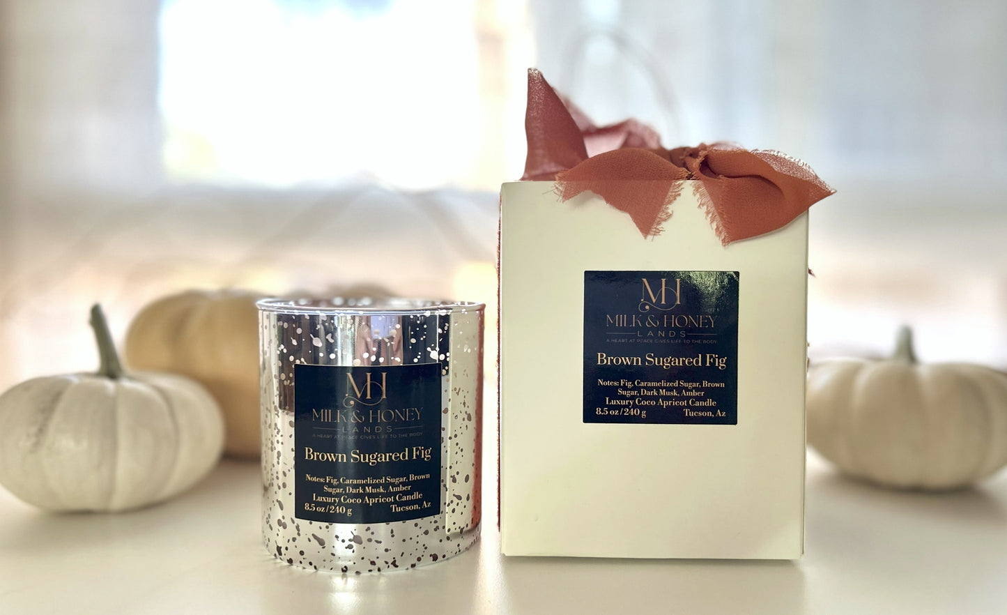 Brown Sugared Fig 8.5oz Luxury Candle