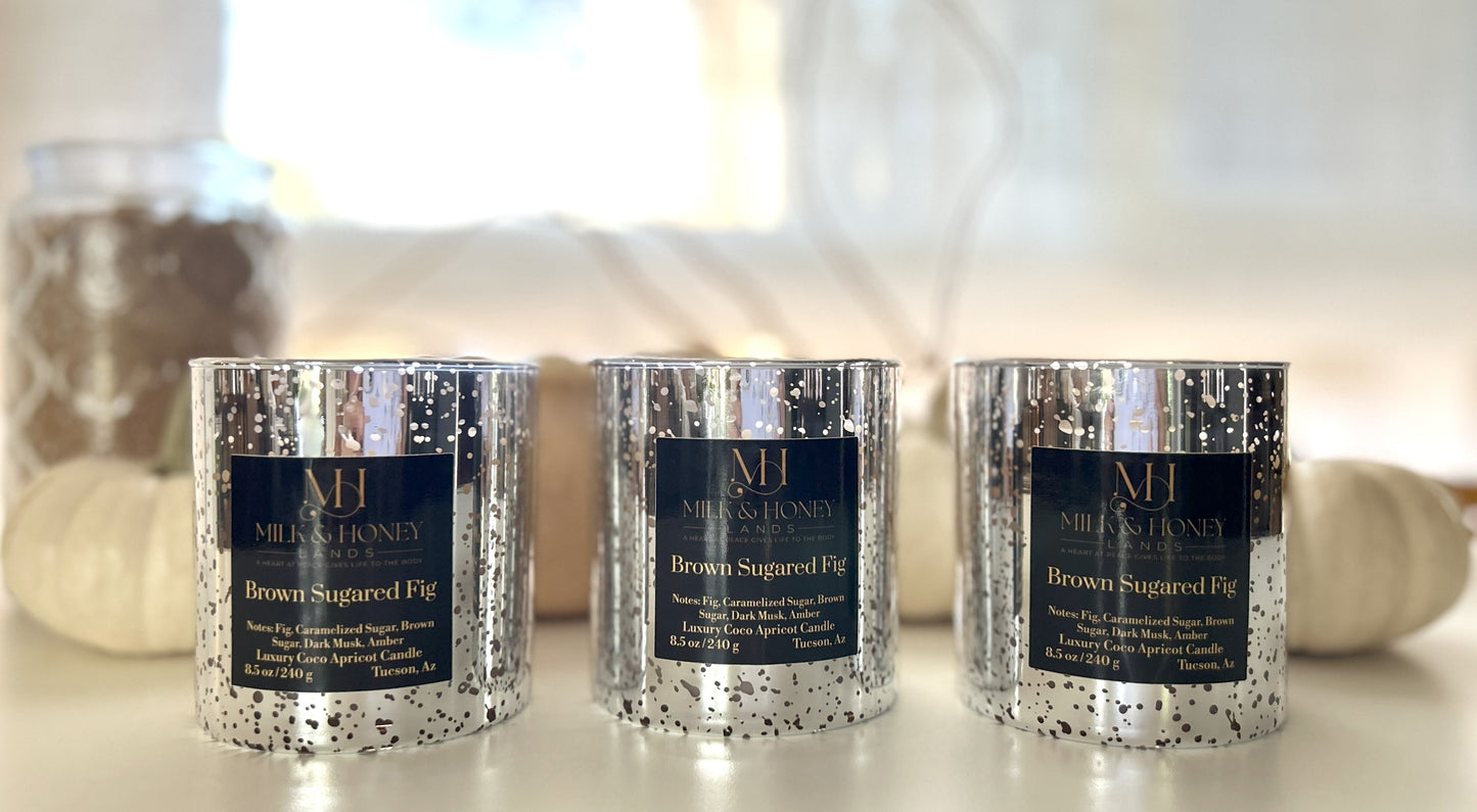 Brown Sugared Fig 8.5oz Luxury Candle