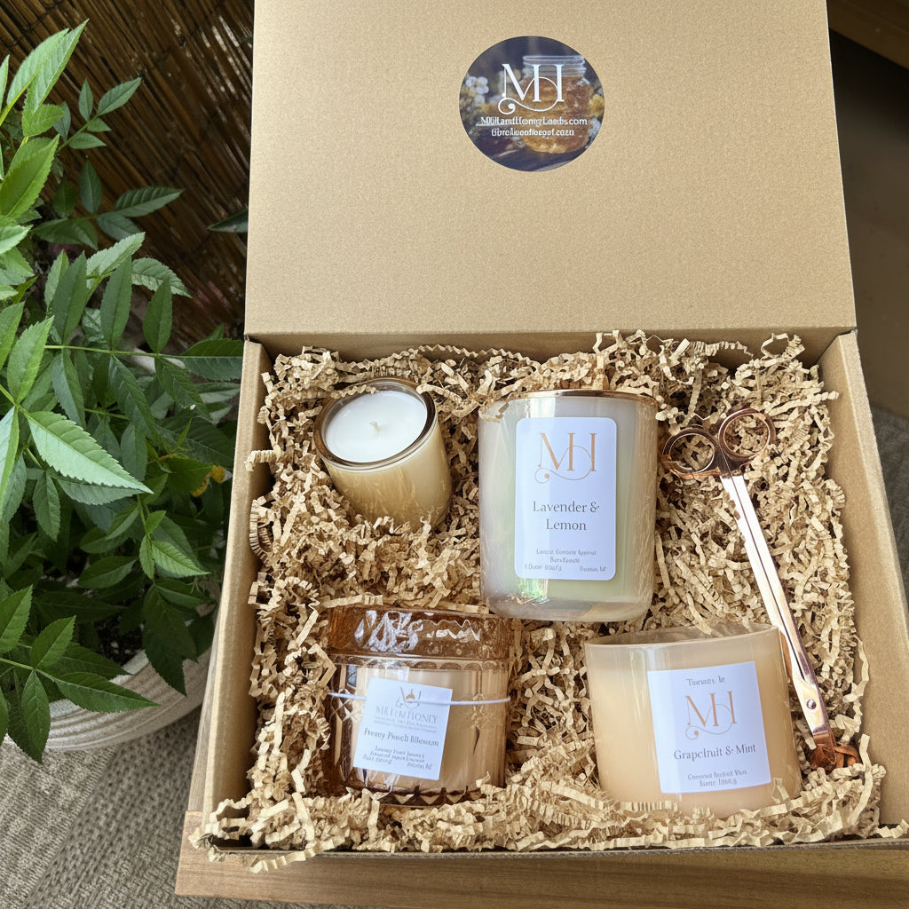 Petal & Citrus Trio | Revitalizing Aromatherapy Gift Box Set