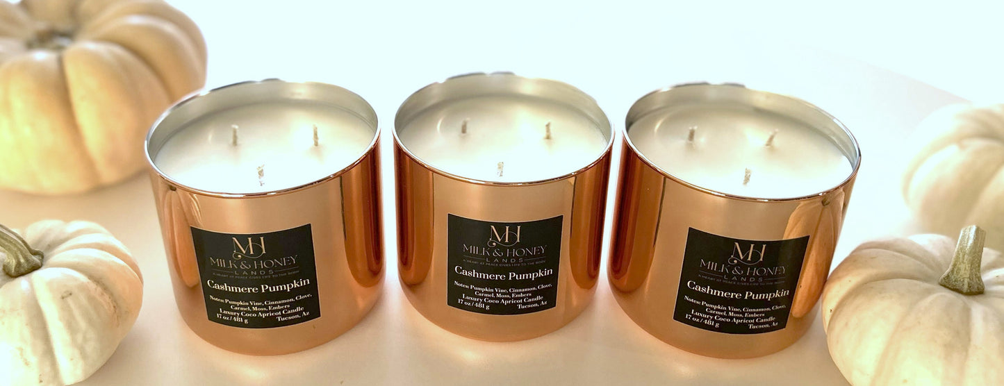 Cashmere Pumpkin Luxury Multi-wick Candle