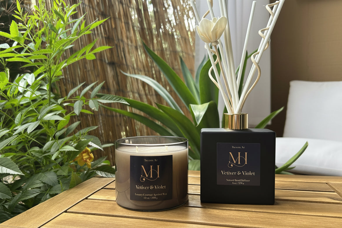 Vetiver & Violet | Calming Aromatherapy